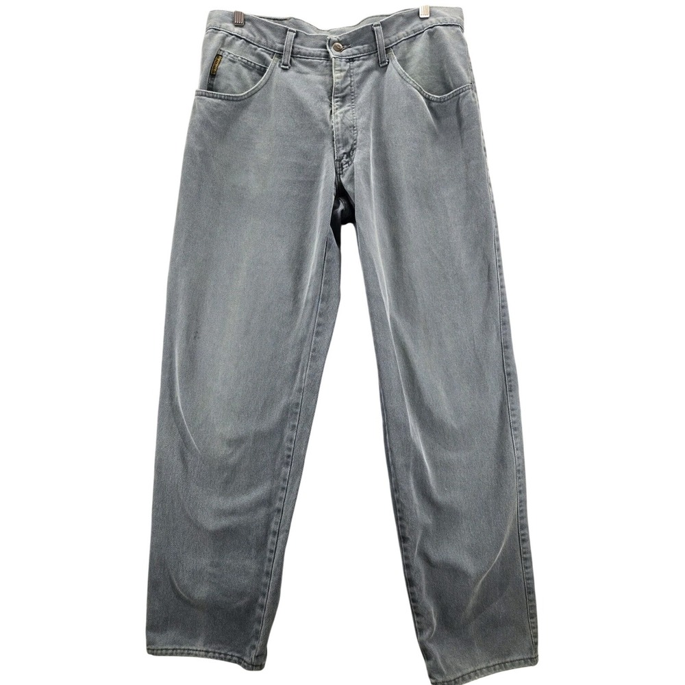 Armani Simint Simin T  Men's made in Italy Gray/Blue Jeans 38 X 31.5" inseam